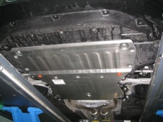 Защита алюминиевая Alfeco для картера Audi A6 C7 Allroad Quattro 2011-2019
